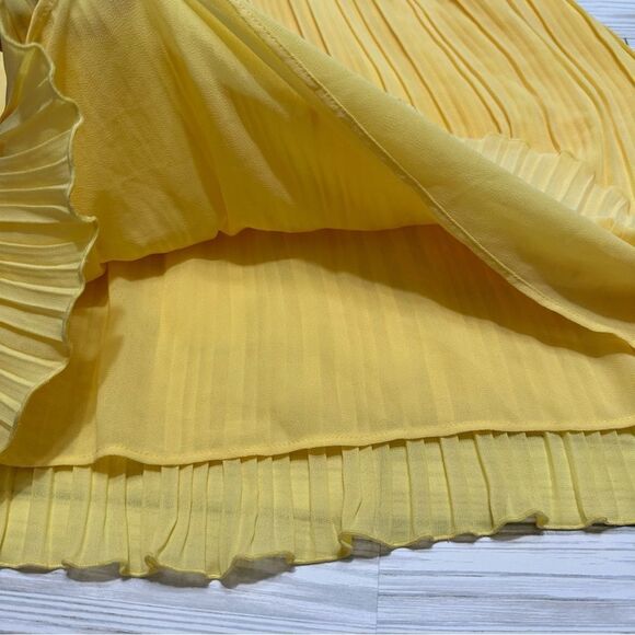 TED BAKER "LOHLOH" PLEATED RACER NECK SLEVELESS TOP 4 (LARGE) - Picture 8 of 13